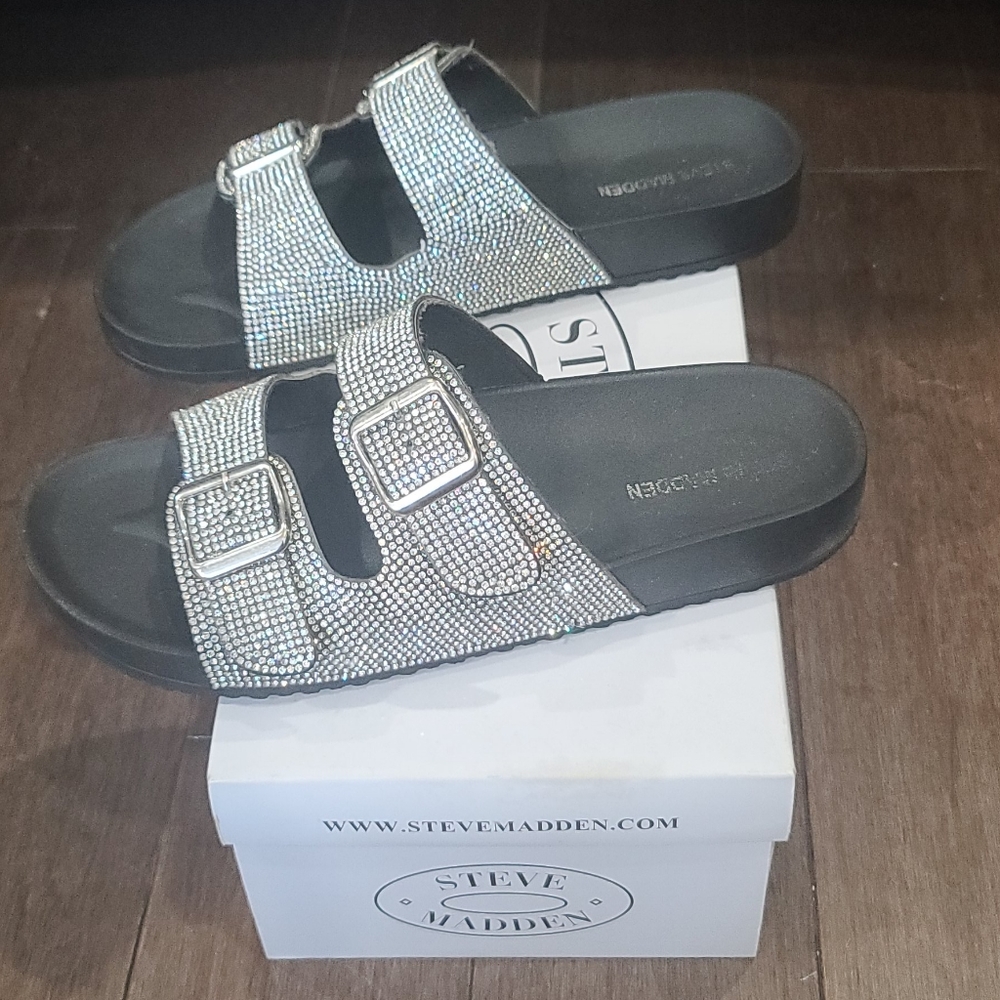 Rhinestone Sandals - Picture 2 of 4